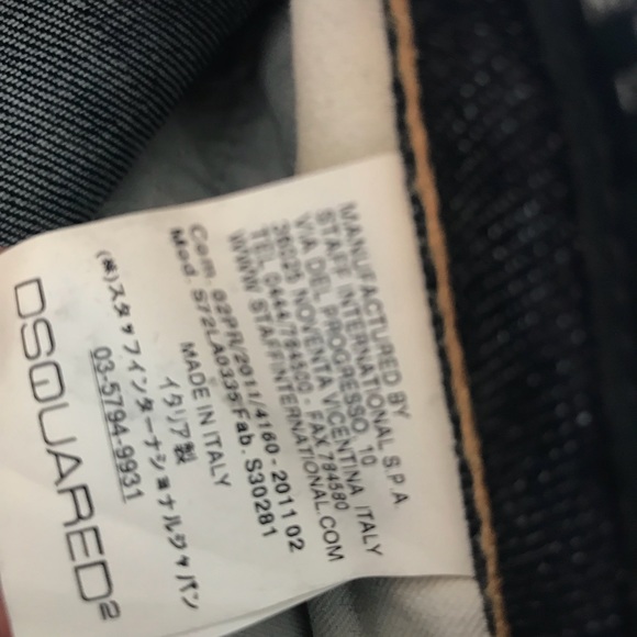 DSQUARED2 Blue Jennifer Jeans Size 38 NEW - Picture 8 of 8